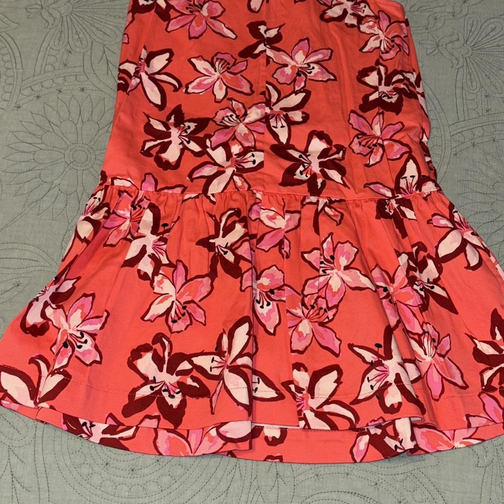 Kate Spade Skirt the Rules 140/10Years Floral Drop Skirt Dress - Picture 9 of 14